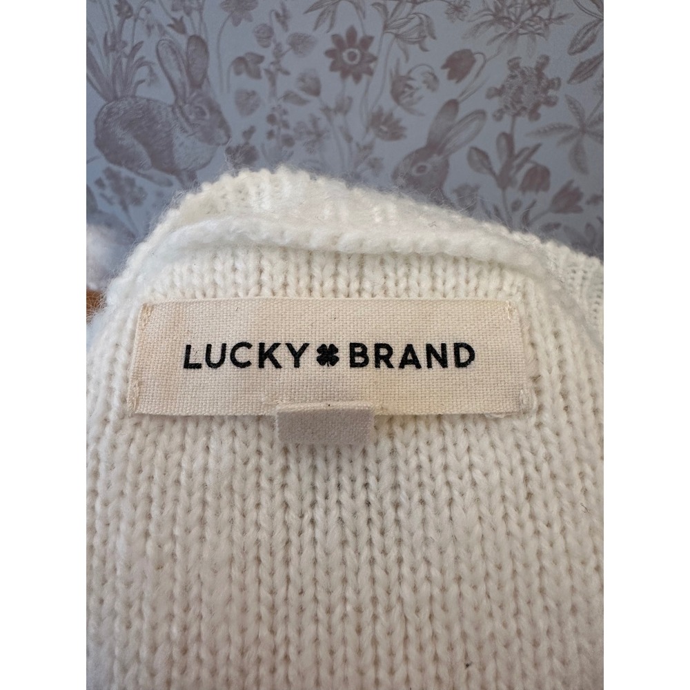 Lucky Brand Oversized Heart Stud Sweater – Size 3X - Picture 8 of 9